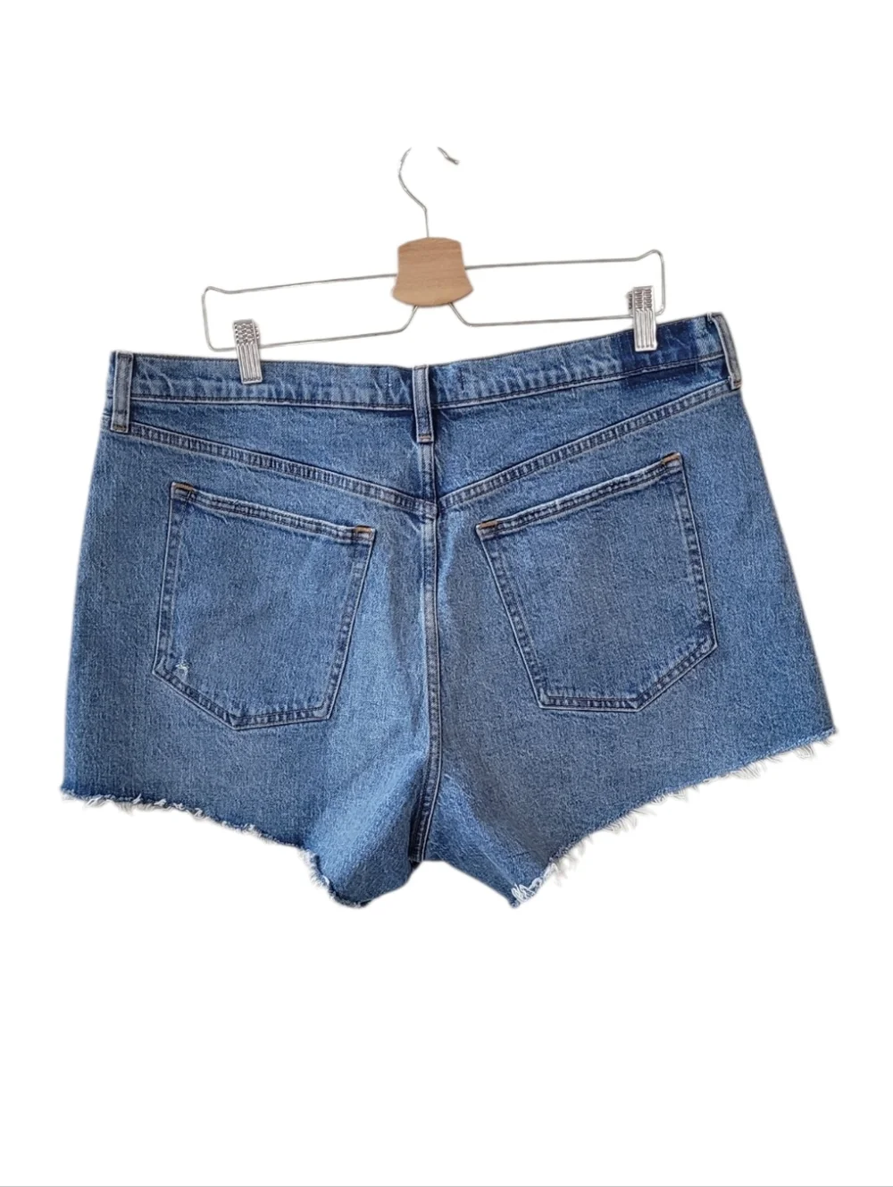 ABERCROMBIE & FITCH High Rise The '90s Relaxed Cut Off Short Size 34 l 18 - Picture 14 of 14